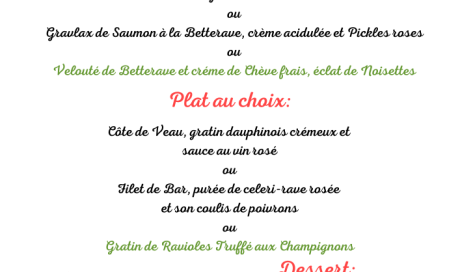 Restaurant pour fête des Mères à Chanaz