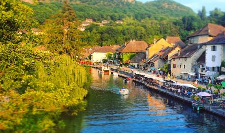 Canal de savières à Aix-les-Bains